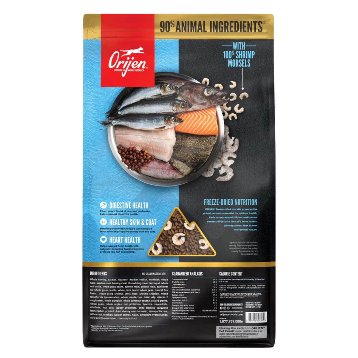 Orijen Wild Reserve Wild Caught Fish Recipe Dry Cat Food 6.5 lb