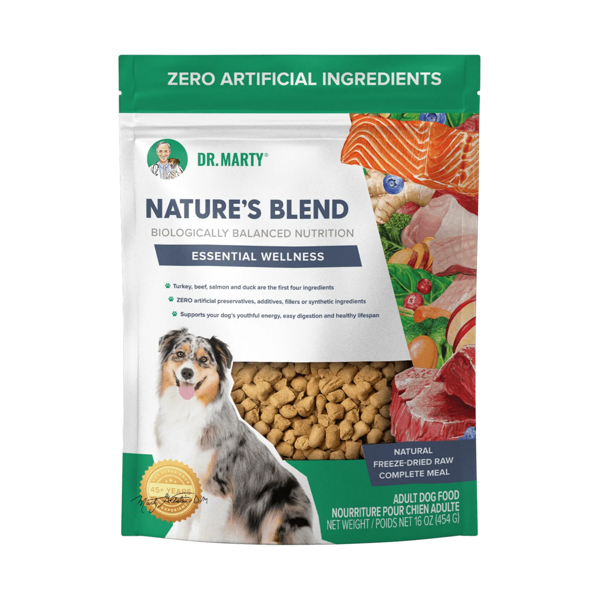 Dr. Marty Biologically Balanced Nutrition Freeze-Dried Raw Dog Food 6 oz