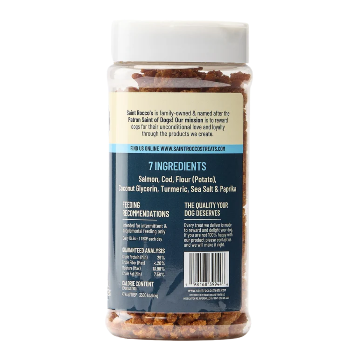 Saint Roccos Fish Sprinkles Meal Topper 6 oz