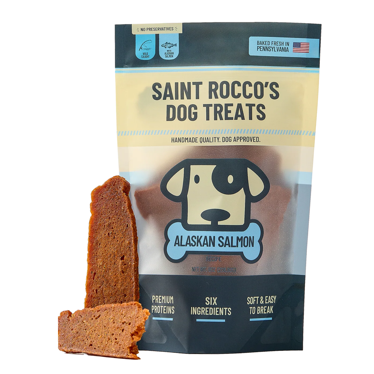 Saint Roccos Alaskan Salmon Jerky Dog Treat