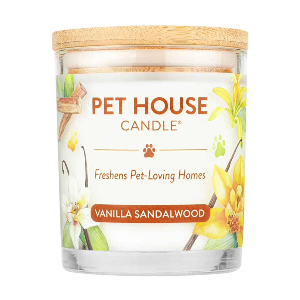 Pet House Vanilla Sandalwood Candle 9 oz