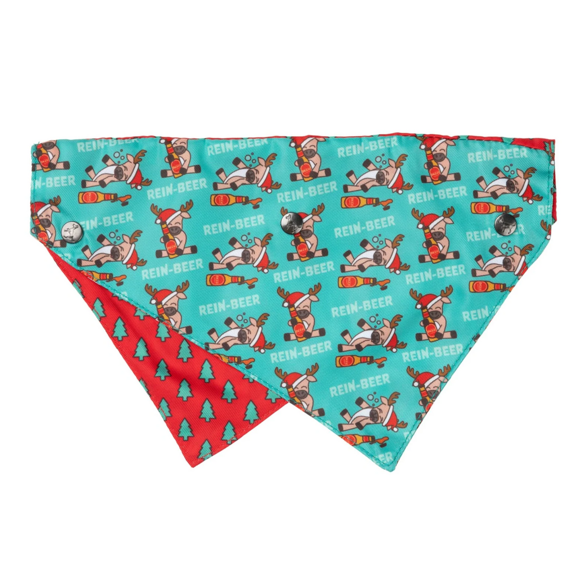Fuzzyard Holiday Too Much Rein-Beer Dog Bandana