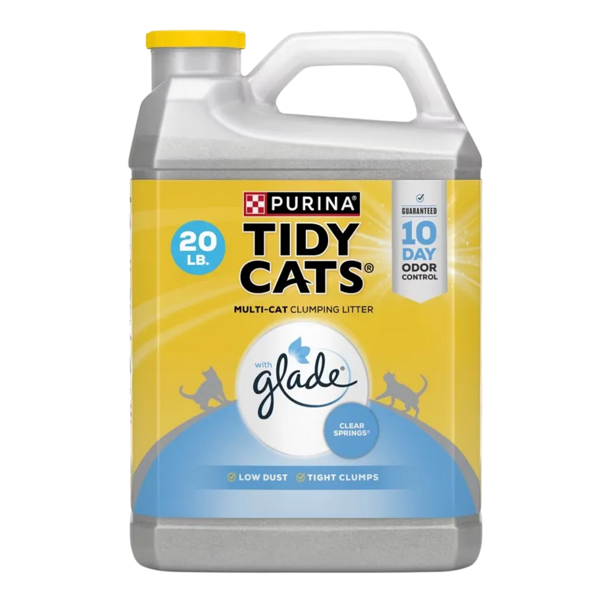 Tidy Cats Glade Tough Scented Clumping Clay Cat Litter 20 lb