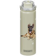 E & S Imports Serengeti German Shepherd Stainless Steel Water Bottle 24 oz