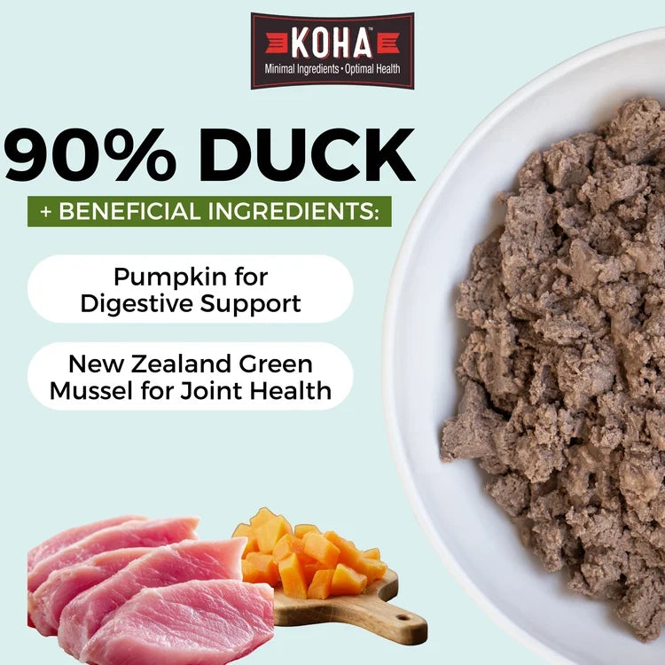 Koha Limited Ingredient Diet Duck Entrée with Pear for Adult Dogs
