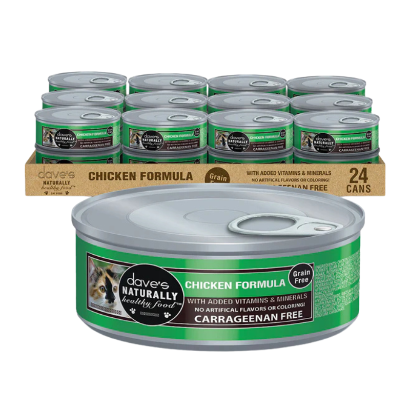 Dave's Naturally Healthy Grain-Free Chicken Formula Wet Cat Food