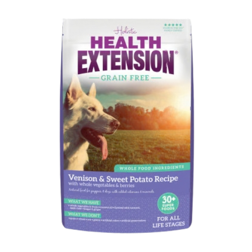 Health Extension Grain Free Venison & Sweet Potato Recipe Dry Dog Food