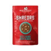 Stella & Chewy's Shredrs Beef & Salmon Recipe in Broth for Dogs