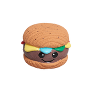 Hugglehounds Ruff-Tex Big Buns Hamburger Squeaky Dog Toy Small Dog