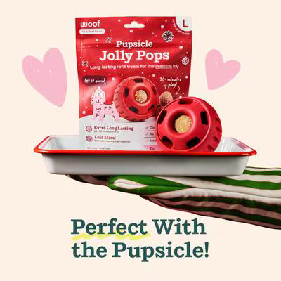 Woof Holiday Jolly Pop Dog Treat