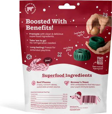 Woof Holiday Jolly Pop Dog Treat