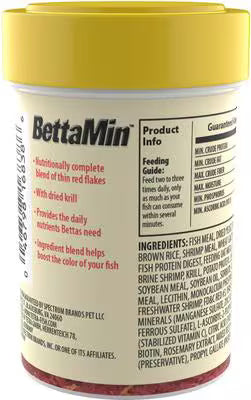 Tetra Bettamin Flake Medley Fish Food .42 oz