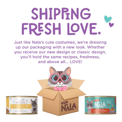 Love Nala Chicken with Carrot and Pumpkin Recipe Pate Dinner in Broth Wet Food for Adult Cats