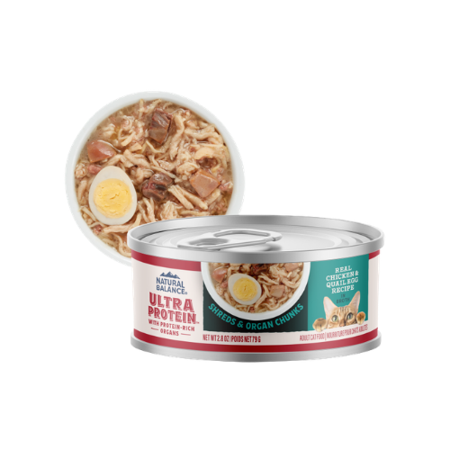 Natural Balance Chicken and Quail Egg Recipe Wet Food for Adult Cats