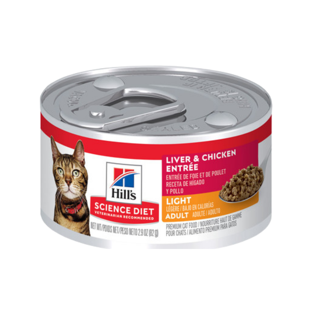 Hill's Science Diet Adult 1-6 Light Liver & Chicken Entree Canned Cat Food