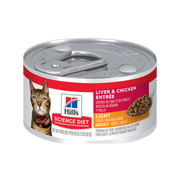 Hill's Science Diet Adult 1-6 Light Liver & Chicken Entree Canned Cat Food