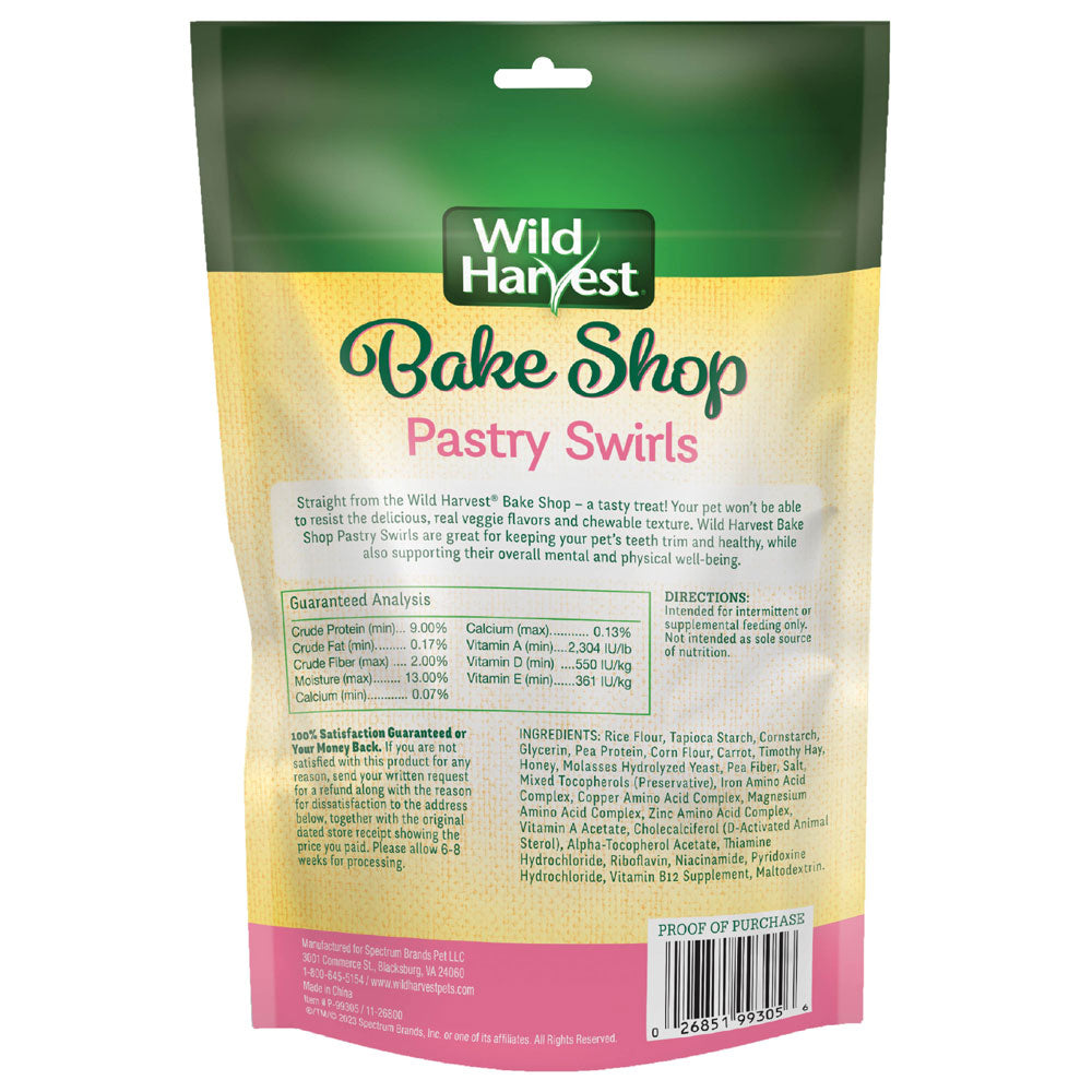 Wild Harvest Bake Shop Pastry Swirls Interactive Small Animal Treats 2 oz