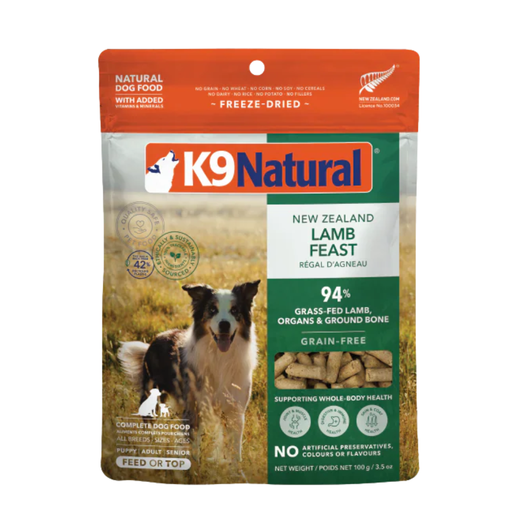 Natural Pet Food Lamb Feast Freeze-Dried Dog Food Topper 3.5 oz