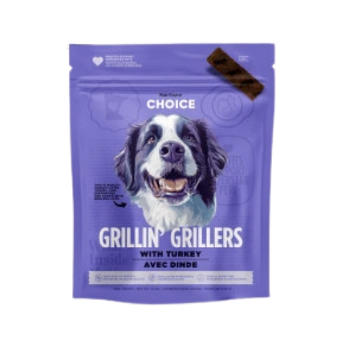 Nutrisource Turkey Grillin' Grillers Dog Treats 12 oz