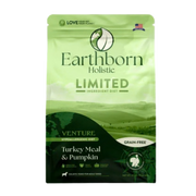 Earthborn Venture Limited Ingredient Turkey Meal & Pumpkin Grain-Free Dry Dog Food 25 lb