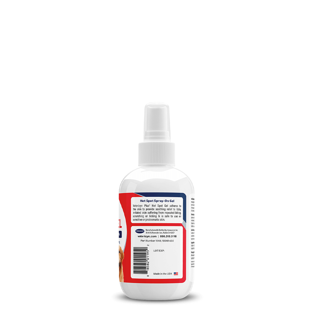 Vetericyn Plus Antimicrobial All Animal Hot Spot Gel Spray 3 oz