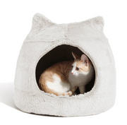 Outward Hound Vegan Fur Meow Hut, 17 x 17 in