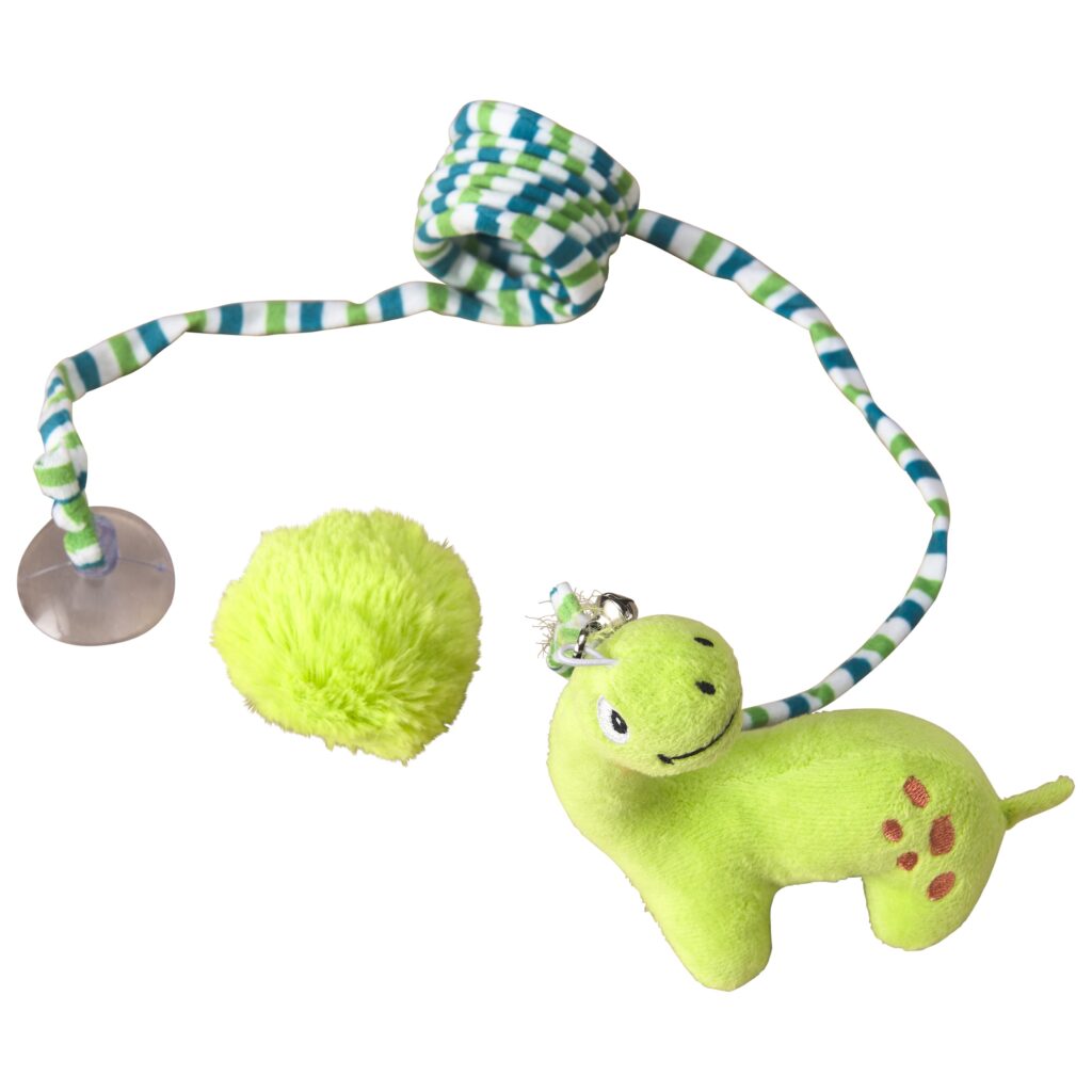 Spot Twisted Fun Pom Pom Cat Toys, Assorted
