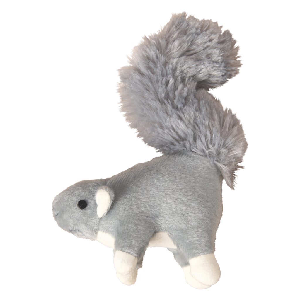 Spot Lil Spots Squirrel Plush Dog Toy 7 in