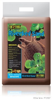 Exo Terra Riverbed Sand Terrarium Reptile Substrate 10 lb