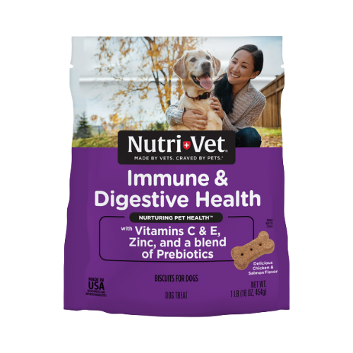 Nutri-vet Immune and Digestive Health Functional Biscuits for Dogs 16 oz