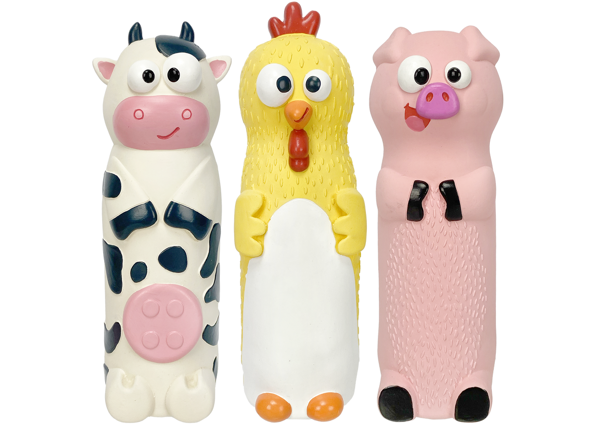 Multipet Look Who's Crunching Dog Toys, Assorted 8 in