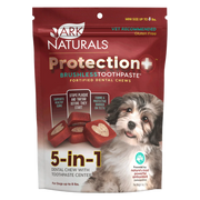 Ark Naturals Brushless Toothpaste Protection+ Mini Dental Dog Treats 4 oz