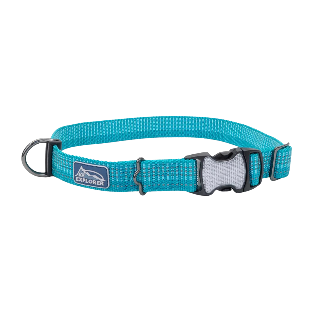 Coastal Pet Products K9 Explorer Brights Adjustable Dog Collar-Ocean