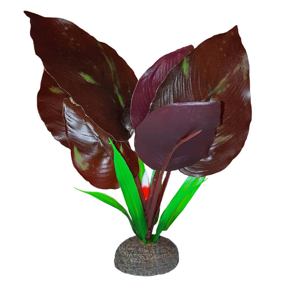 Fluval Betta Premium Red Lizard Plant Aquarium Decor 6 in