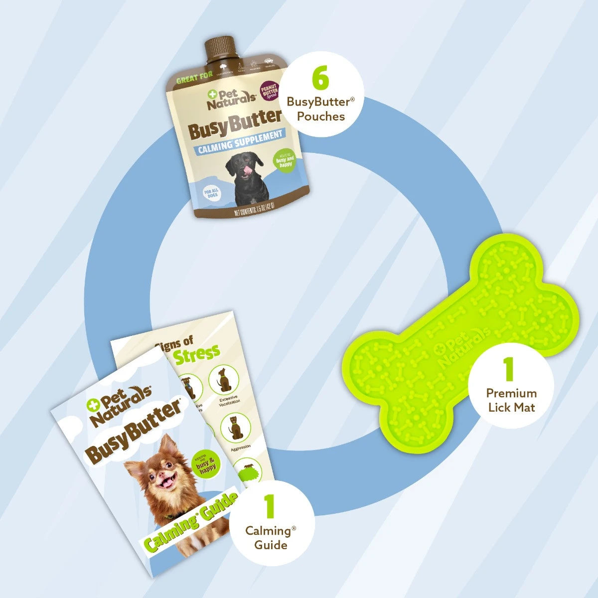 Pet Naturals BusyButter Calm & Busy Pack Enrichment Kit for Dogs