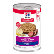 Hill's Science Diet Senior 7+ Beef & Barley Entree Canned Dog Food