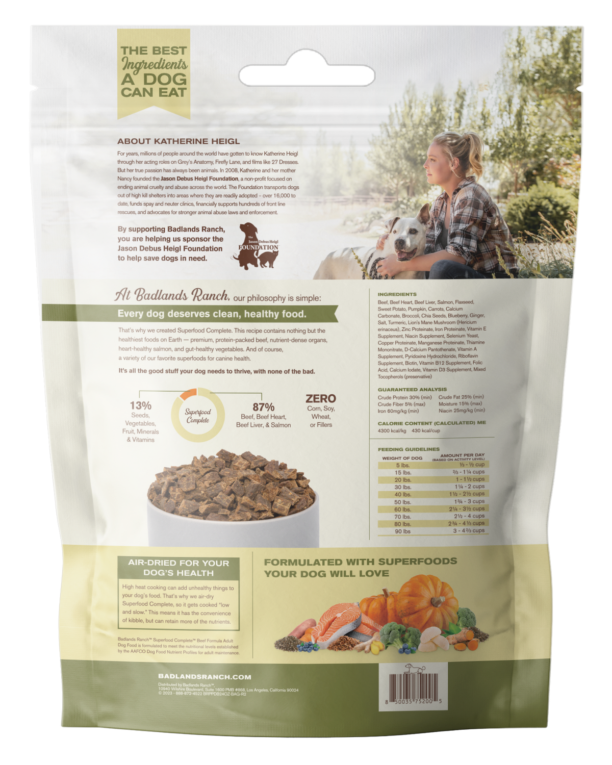 Badlands Ranch Superfood Complete Beef Formula Adult Air-Dried Dog Food