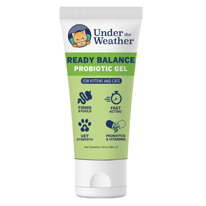 Under The Weather Ready Balance Probiotic Gel for Cats & Kittens 3.5 oz