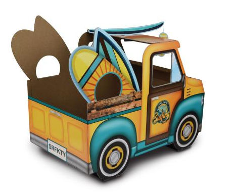 Royal Pet HAPPYCAT Vintage Surf Truck Cat Scatcher