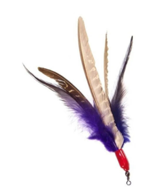 Go Cat Lures Da Bird Cat N Around Wand Cat Toy 36 in