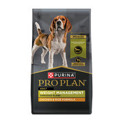 Purina Pro Plan Adult Weight Management Shredded Blend Chicken & Rice Formula Dry Dog Food 34 lb