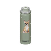 E & S Imports Serengeti Chihuahua Stainless Steel Water Bottle 24 oz