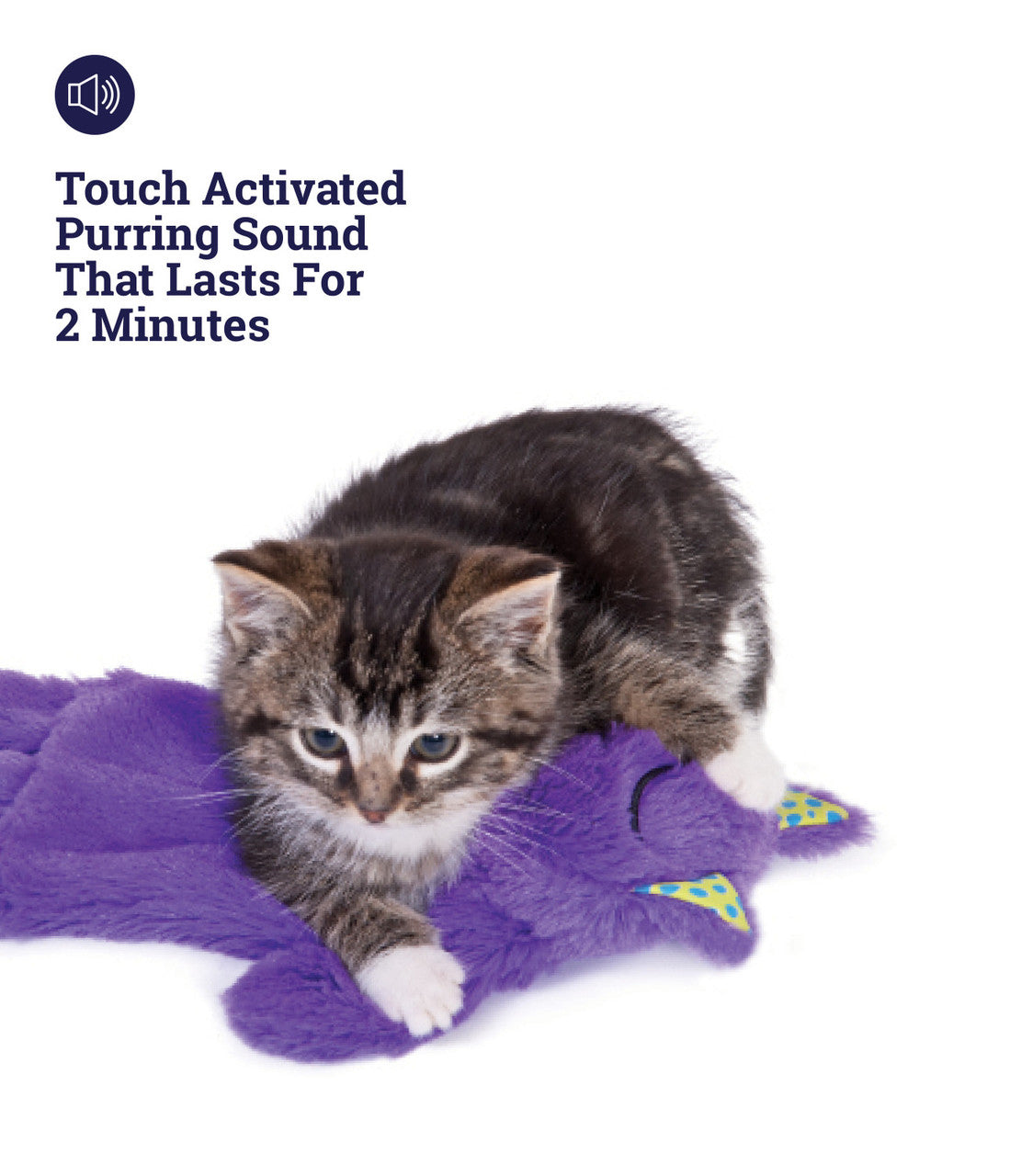 Catstages Purr Pillow Kitty Plush Calming Cat Toy