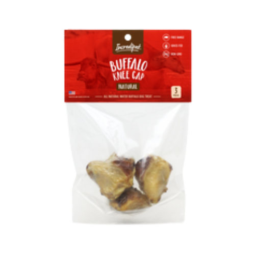 Incredipet Buffalo Knee Caps 3 pk