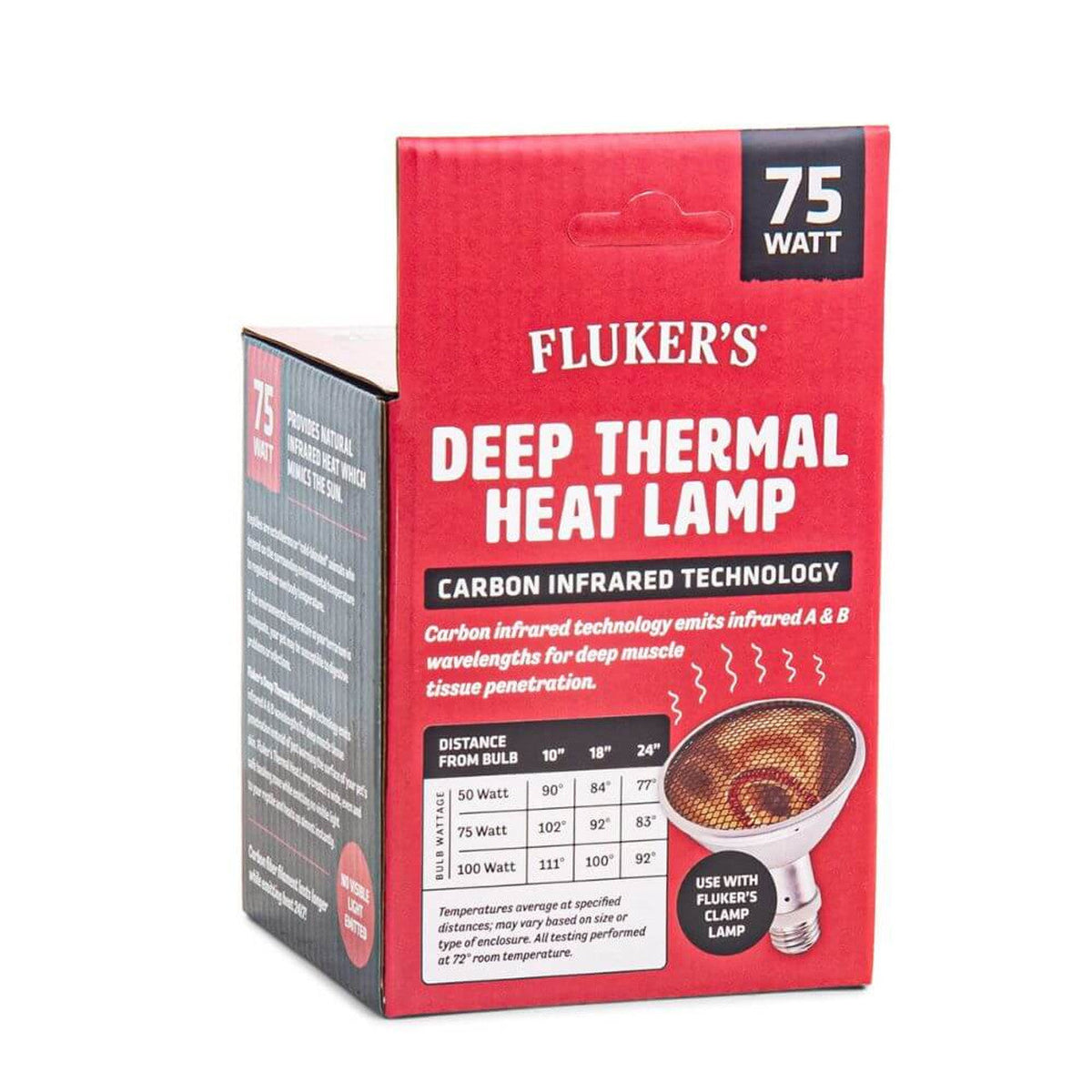 Fluker's Deep Thermal Reptile Heat Lamp 75 watt