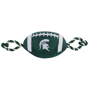 Pets First Michigan State Spartans Football Rope Dog Toy 15 in
