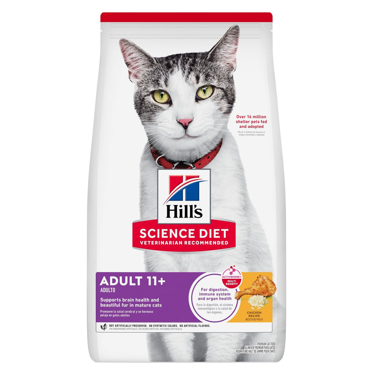 Hill's Science Diet Adult 11+ Chicken Recipe Dry Cat Food