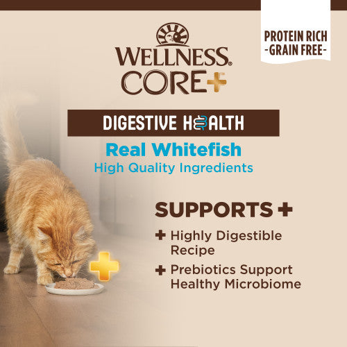Wellness Core Digestive Health Whitefish Pate Recipe Grain-Free Canned Cat Food