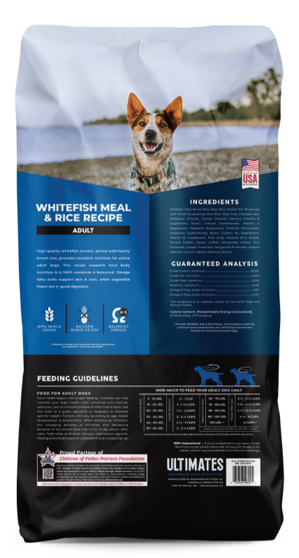 Ultimates Whitefish Meal & Rice Dry Dog Food