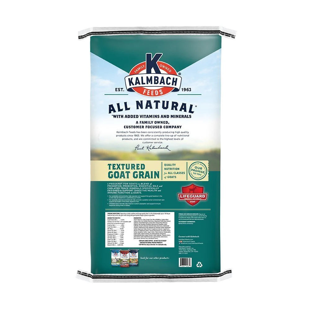 Kalmbach Feeds All Natural 16% Textured Goat Grain Feed 50 lb